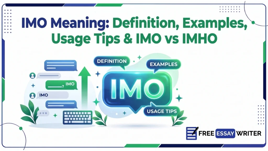 IMO Meaning Definition, Examples, Usage Tips & IMO vs IMHO